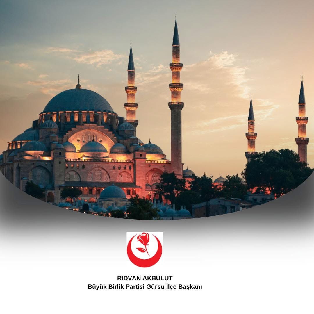 Allah’ın rahmeti, bereketi üzerinize olsun, dualarınız kabul olsun. Hayırlı Cumalar.
#bbpgürsu