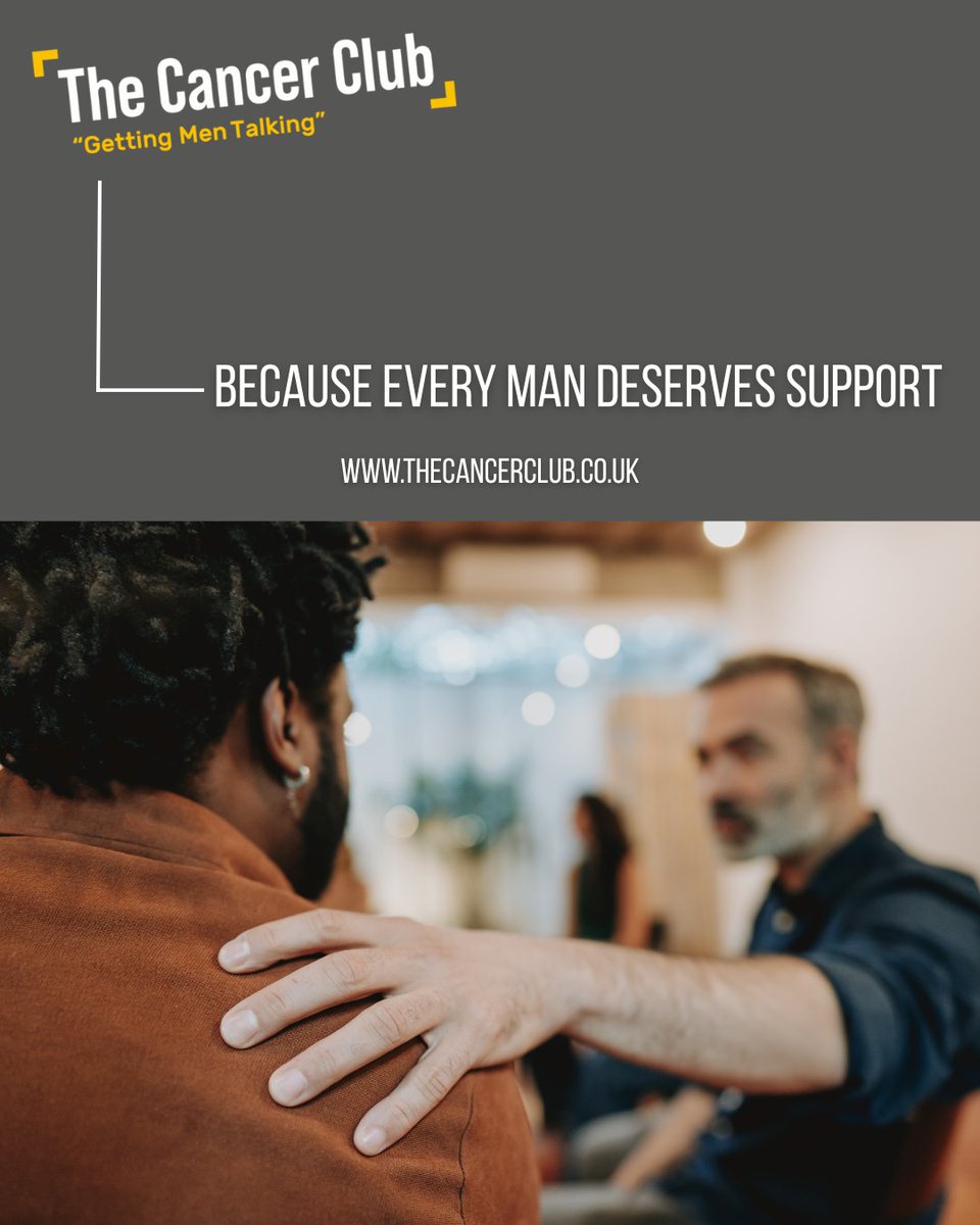 TheCancerClub2's tweet photo. Sign up now 👉 https://t.co/6gkmYOPd8m
Because every man deserves support, strength, and a place to belong. 💙
#MensHealth #TheCancerClub #FindYourTeam #CancerSupport #GetMenTalking https://t.co/HEVkNlaOoy