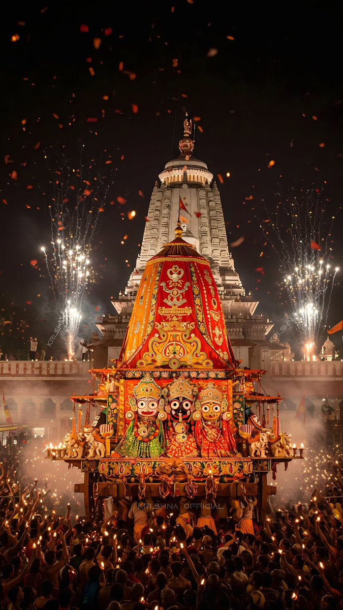 reena7007's tweet photo. Jagannath Mahaprabhu moves - and the whole world follows…! 😍Jai jagannath ji ❤️❤️🙏
 #RathYatra2025 https://t.co/ISM3WbeIQ2