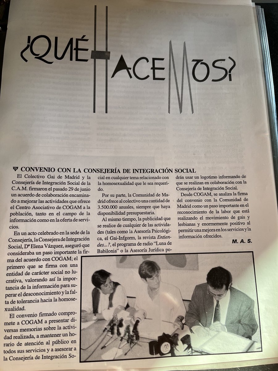 32 años de activismo!!! Los más felices de mi vida. Gracias a Miguel Ángel Sanchez por animarme a soñar que algún día perderíamos el miedo!!! Feliz Orgullo!!!