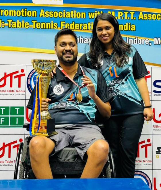 *Proud moment for Goa*
Goa's Lloyd Fernandes from Taleigao will represent India at the ITTF World Para Challanger 2025 to be held in Kaohsiung Chinese Taipei, Taiwan from 2nd to 6th July 2025. He is part of 16 para players team representing India. Lloyd is presently ranked No. 1