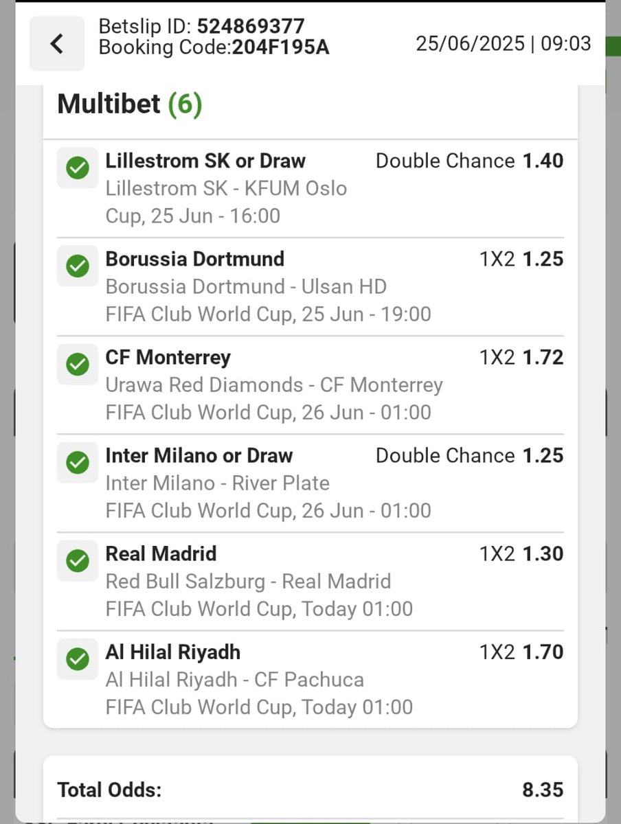 Boom 💥 💥 💥 

Congratulations 🎊 👏 💐 🥳 .
8+ Odds boomed 💥 🔥🔥🔥.

Join the group 
👇
chat.whatsapp.com/GOYucUTbEqb2TT…