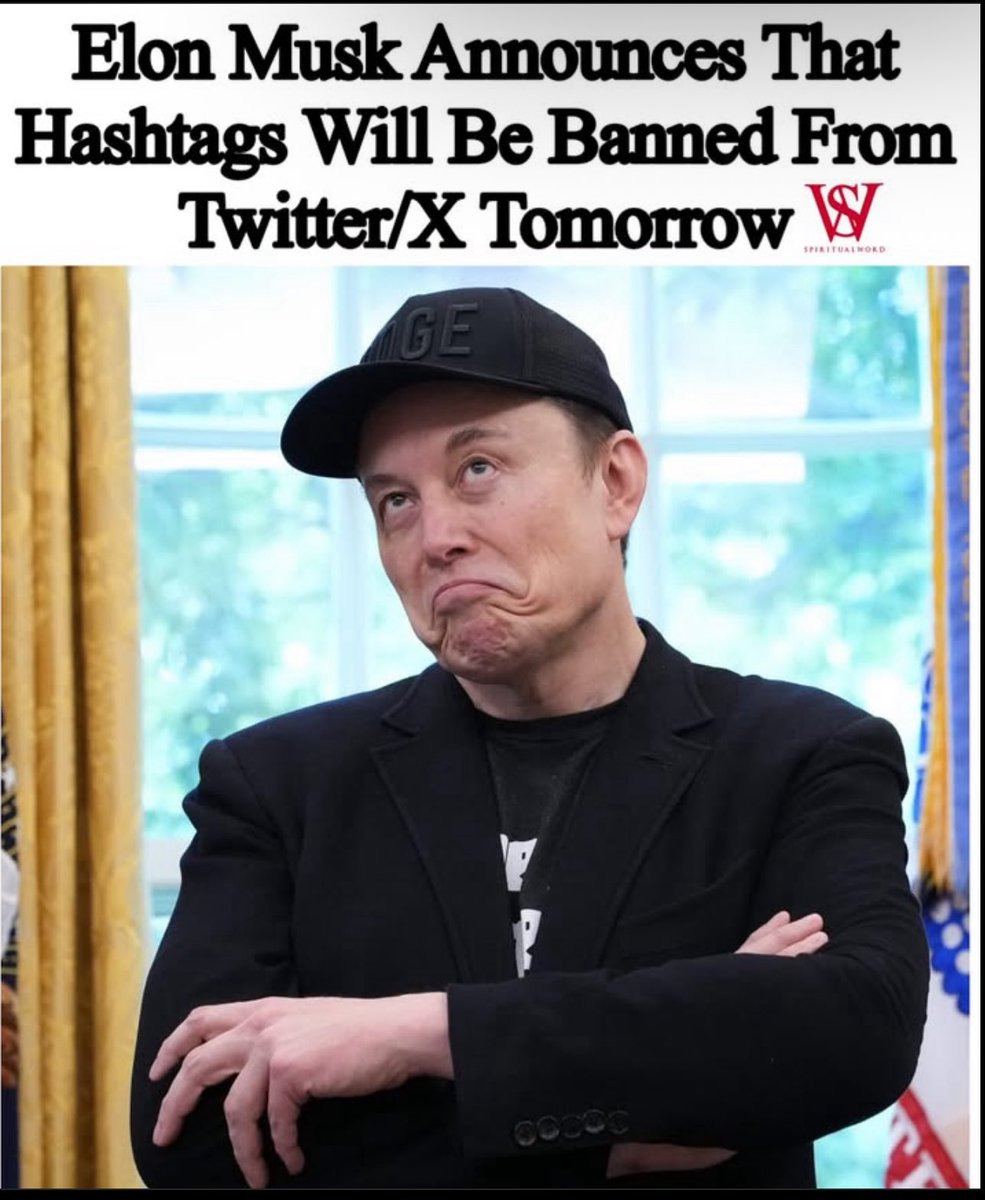 LavonteFSmith_'s tweet image. @elonmusk is this true if so #RIPHASHTAGS