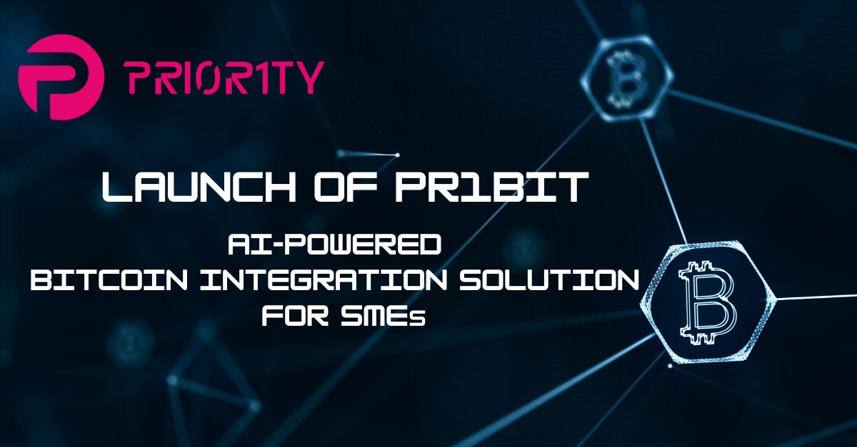 #PR1’s new AI-powered #Bitcoin integration solution #Pr1Bit enables SMEs in the UK to integrate Bitcoin payments into their ecosystems, while supporting businesses holding Bitcoin in treasury. New SaaS revenue stream for #PR1! 🪙🚀

#AI #Crypto

🔗shorturl.at/Dmmkg