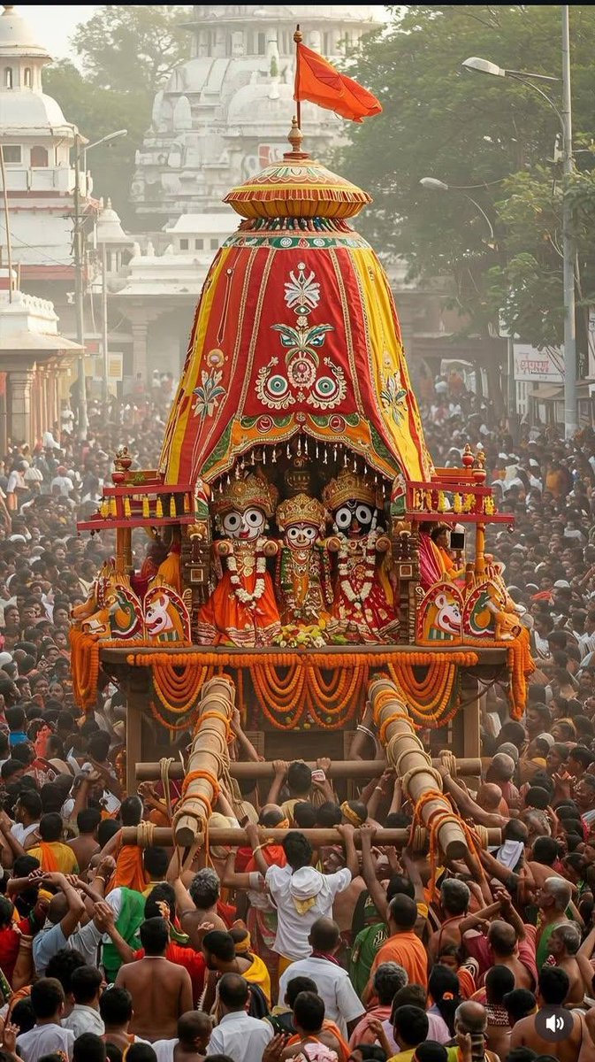 Asurhai's tweet image. पूरे दुनिया में एक मात्र ऐसे ठाकुर जी 
जो भक्तों से मिलने स्वयं बाहर आते है 
जय जगन्नाथ ❤️💫

#RathYatra2025