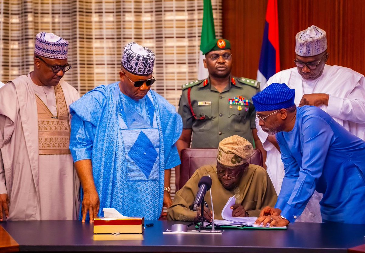 Yesterday, I had the honour of witnessing a pivotal moment as President Bola Ahmed Tinubu signed the Tax Reforms Bills into law.

This bold step is a testament to our collective commitment to building a fairer, more efficient, and growth-driven tax system for Nigeria. The 10th