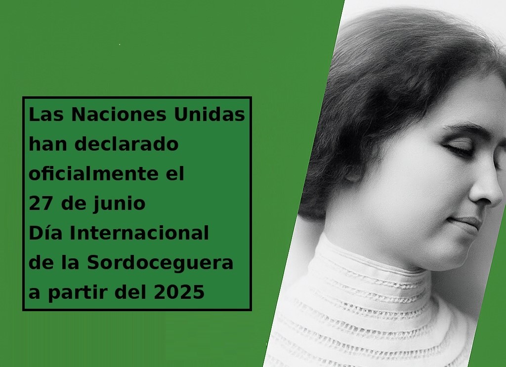 ✨🌍 Hoy celebramos el DÍA INTERNACIONAL DE LAS PERSONAS SORDOCIEGAS👨‍🦯. Este año, lo hacemos de manera muy especial porque por primera vez cuenta con el reconocimiento oficial de las Naciones Unidas gracias a la resolución A/79/L.72 🏛️

🌐 📄Esta resolución reconoce la