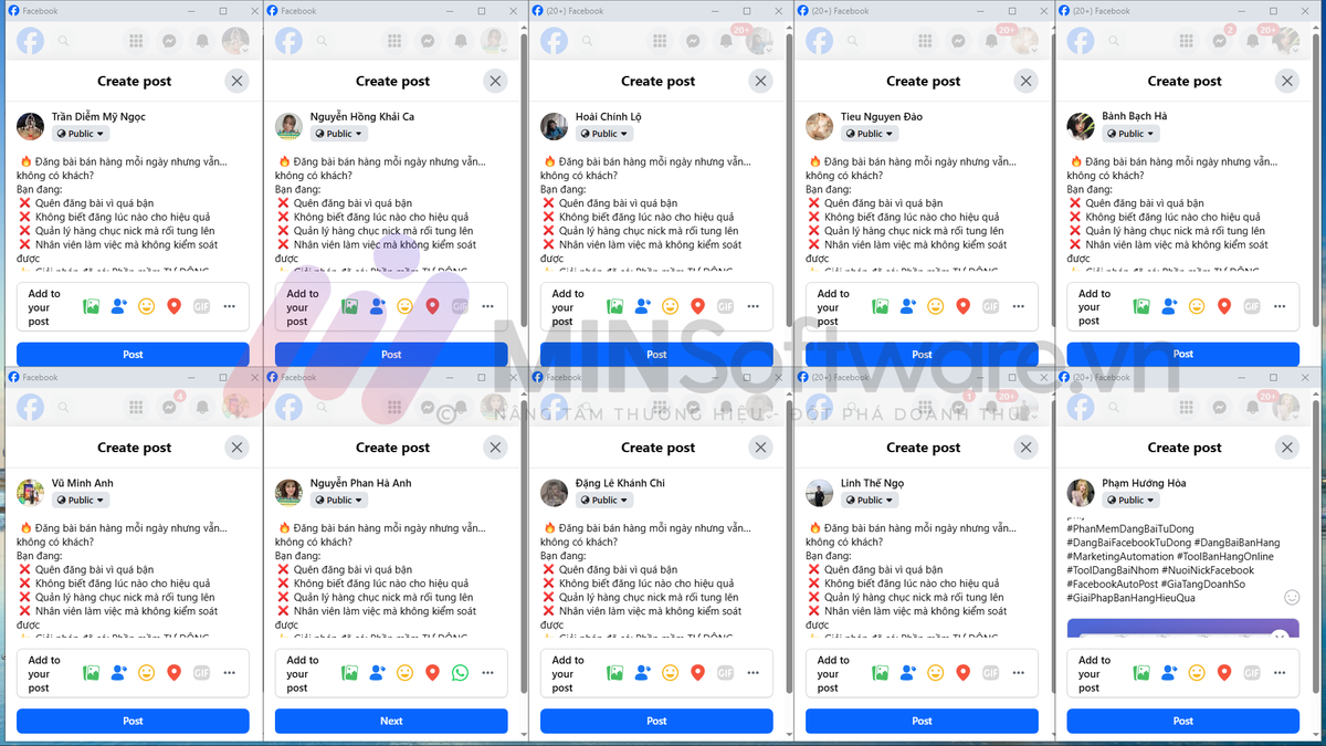 MinsoftGlobal's tweet photo. Maxcare - Software to raise a large number of Facebook accounts on Chrome
✅ Automatically post to thousands of groups/day.
🔍 Scan &amp; filter standard customers, target the right people with buying needs.
💬 Inbox &amp; comment automatically, helping you not miss any customers https://t.co/ag5DD2FAxB