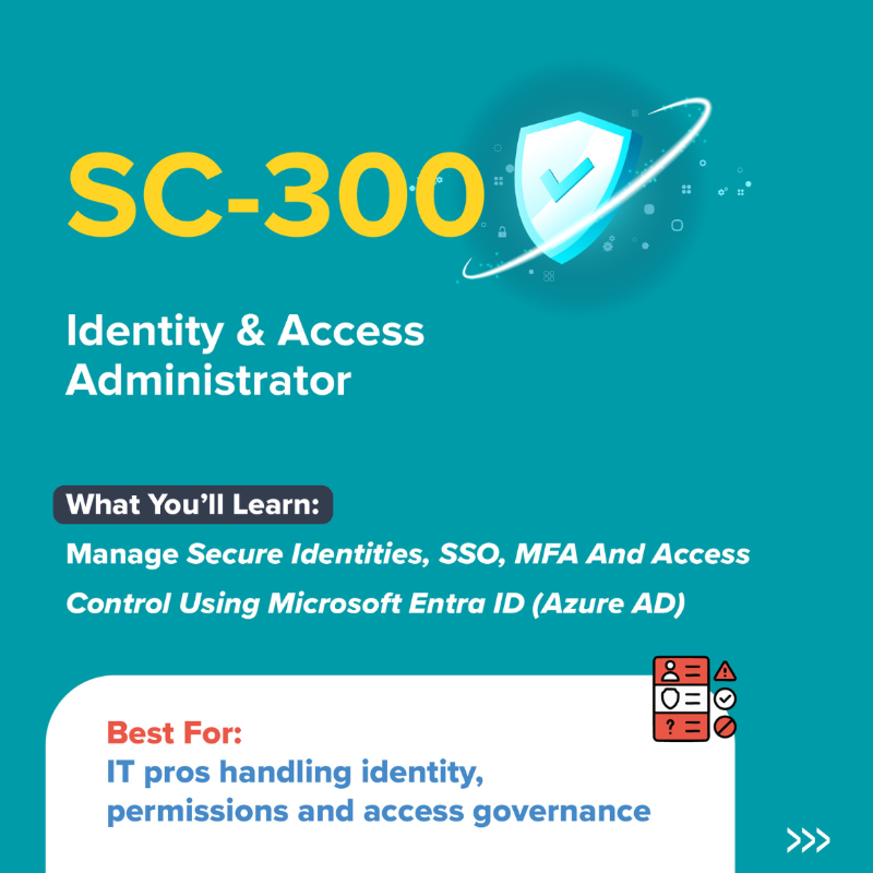 cloudthat's tweet photo. Cyber threats are escalating. Are your #skills keeping up? We deliver @Microsoft #SecurityCertification Courses that empower professionals at every level, whether you're just starting out or designing enterprise-wide security strategies.
#MicrosoftSecurity #Microsoftcertified