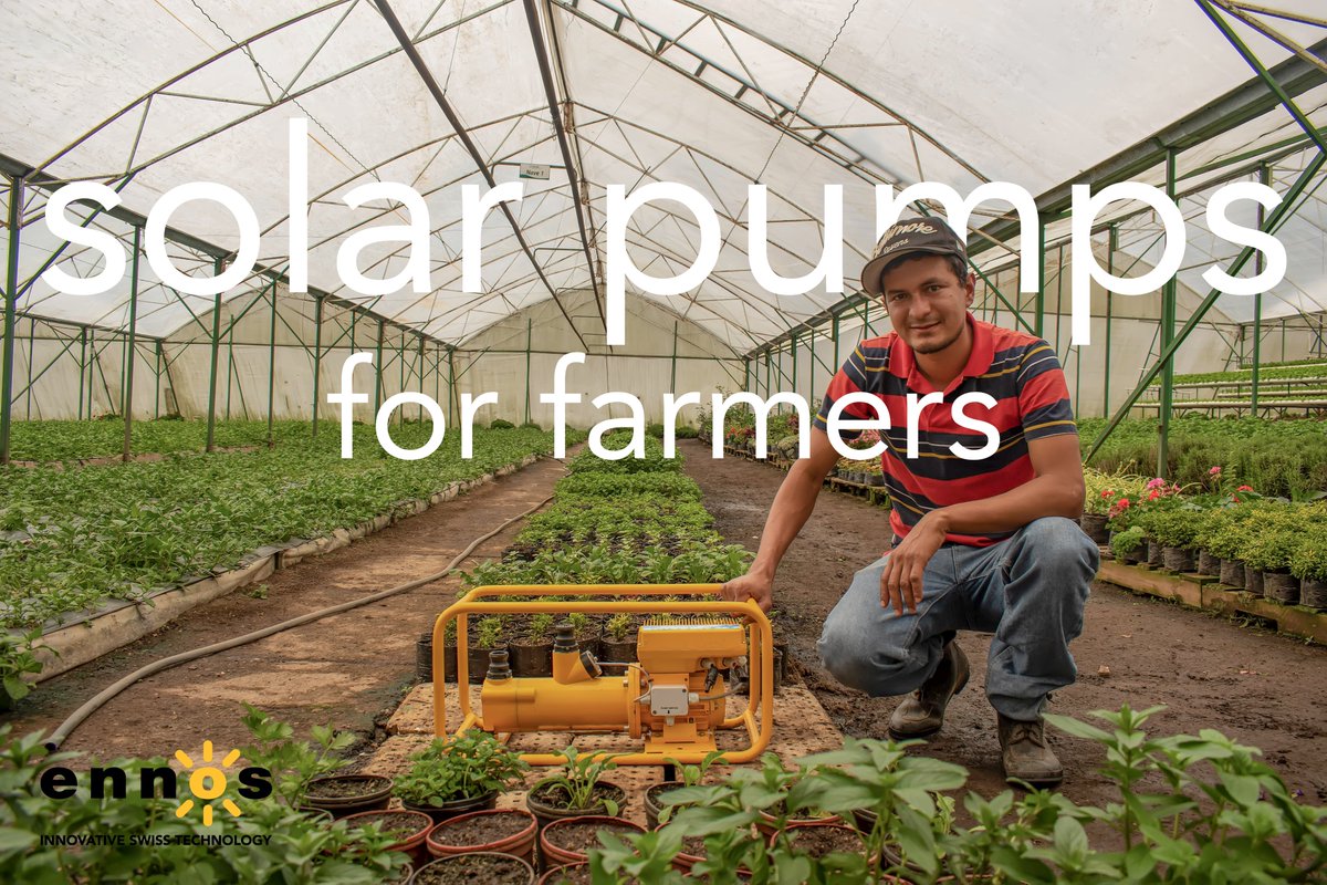 👩🏾‍🌾 Did you know that our solar pumps are designed for farmers?

They are made to withstand harsh outdoor conditions, to be easy to place and install at different locations on the farm, and provide sufficient water and pressure to replace petrol motor pumps for irrigation. 💧
