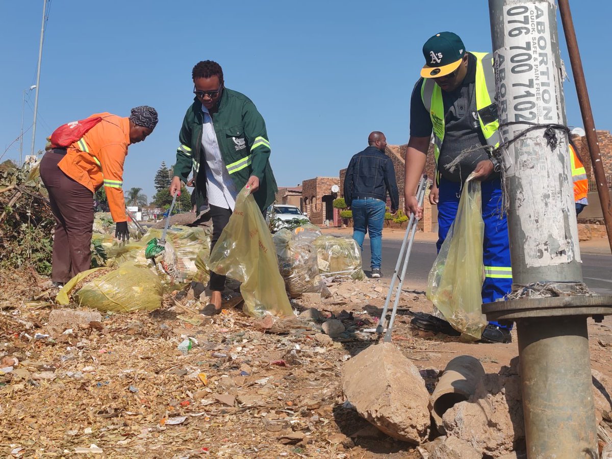 Day 17: ActionSA Delivery Record

In just 100 days, Dr. Nasiphi Moya's administration cleared over 700 dumping sites across the City of Tshwane.

In the first 3 months of this year, over 400 dumping sites were cleared.

No words, just action.
