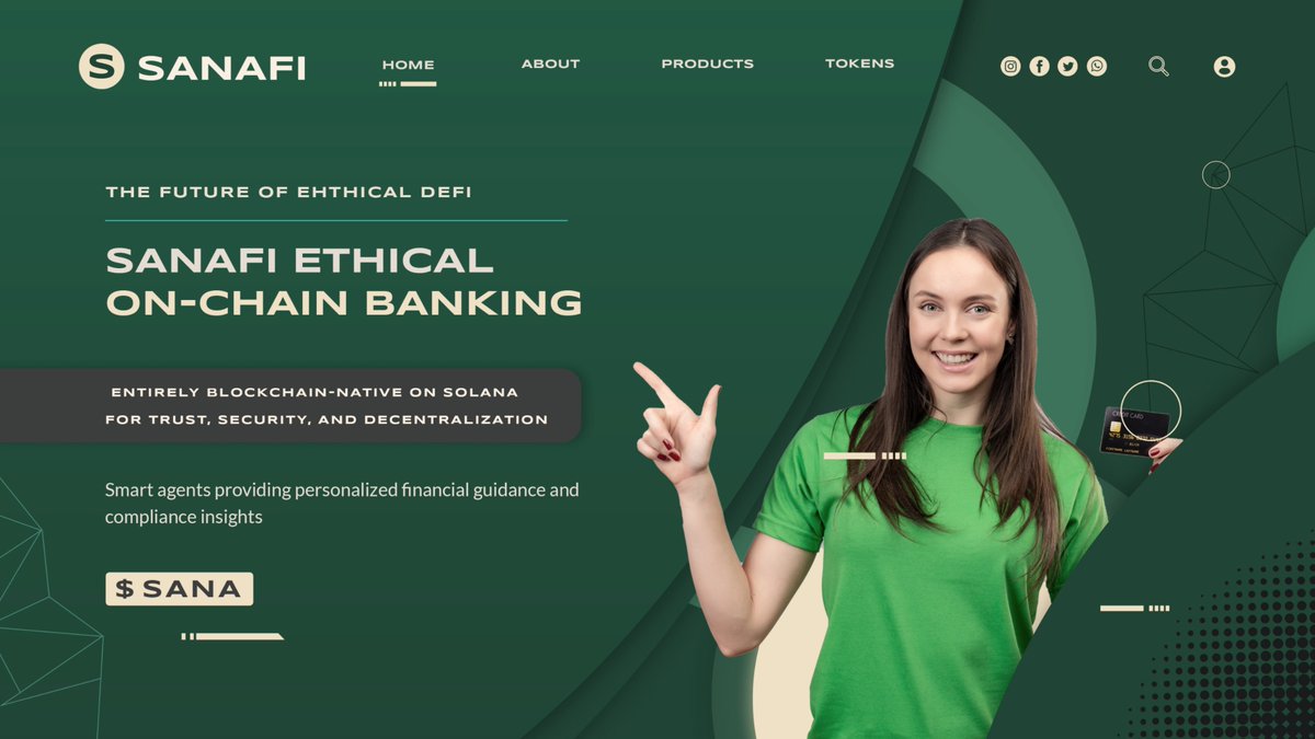 🏷️1/ Tired of the scams and rug pulls in DeFi? 

 Meet Sanafi — the first fully ethical, AI-powered banking platform that lives on-chain and breathes transparency. Built on Solana. Rooted in values.  

The full story unfolds below 🧵👇
🔗sanafi.xyz 
$SANA #SanaSOL