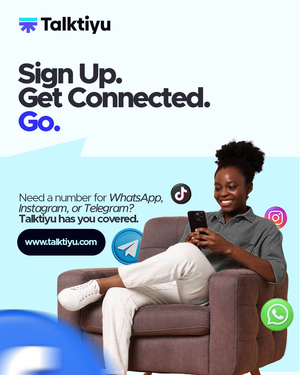 Need a second number for WhatsApp, IG, or Telegram?
Or running ads that need a US, UK, or Italy line? 🇺🇸🇬🇧🇮🇹

With Talktiyu, you get instant virtual numbers from 70+ countries no stress, no delay.
For business, privacy or easy verification.

Try it now 👉 talktiyu.com