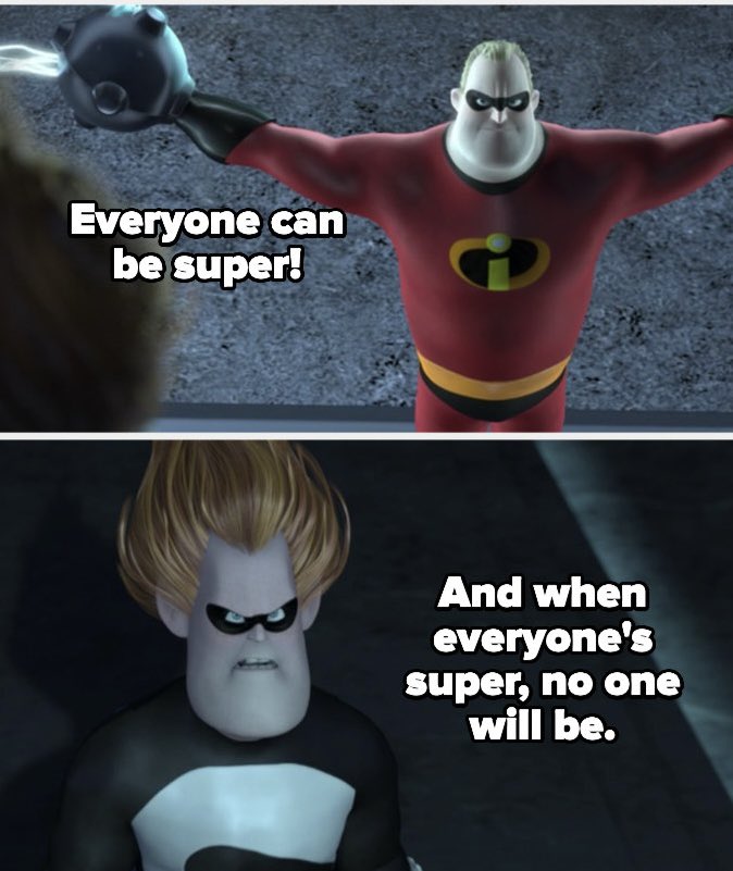 _Fetts's tweet image. When everyone’s a great coder, no one is.