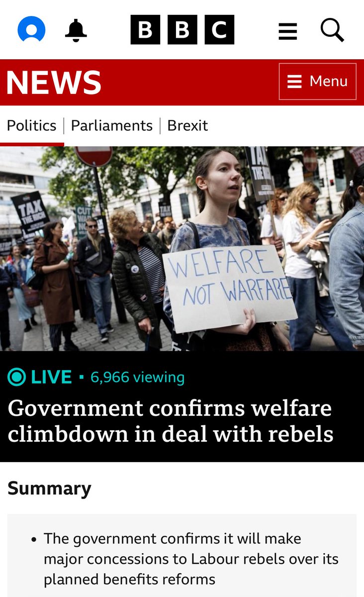 JamesCleverly's tweet image. As I said yesterday in parliament, if Starmer (with his huge majority) can’t even get this modest reduction in the welfare costs past his own backbenchers, how will he pay for defence spending?