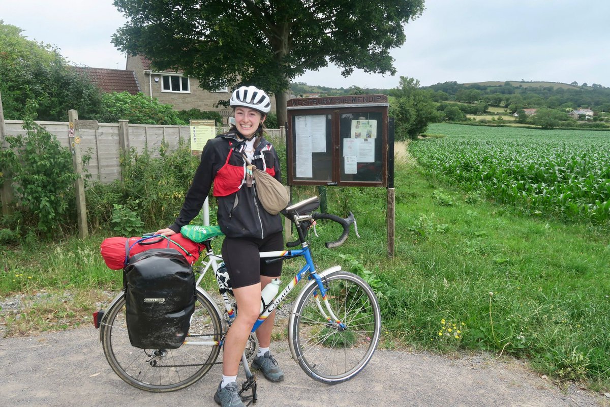 We love hearing about your active journeys to @Glastonbury Festival ⛺ 
 
Lou took the train from Newcastle and cycled just under 30 miles from Yatton to Worthy Farm 🚂 🚴‍♀️ 
 
📷 Lou Millington