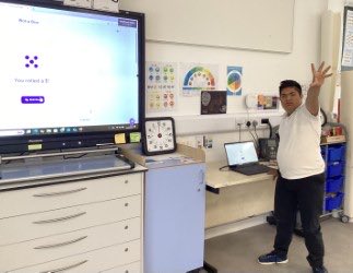 These N2 Creative Arts learners were using numeracy to design a monster in class this week. Excitement was building each time as they rolled a digital die.  This would decide what feature they would have to draw. #successfullearners