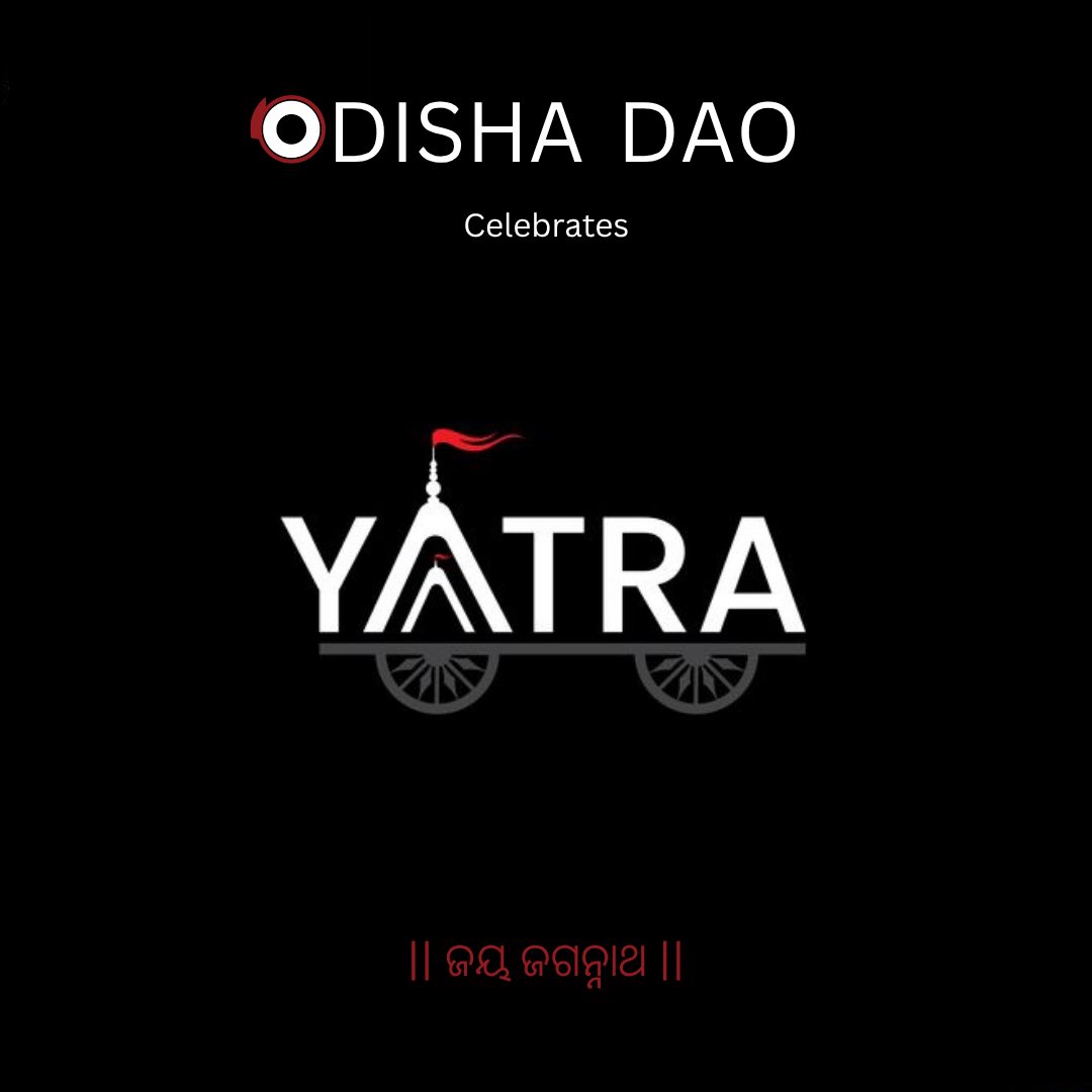 As the chariot rolls, so does our faith !
In every pull, a prayer. Jai Jagannath 🛕✨

Happy Rath Yatra from Odisha DAO