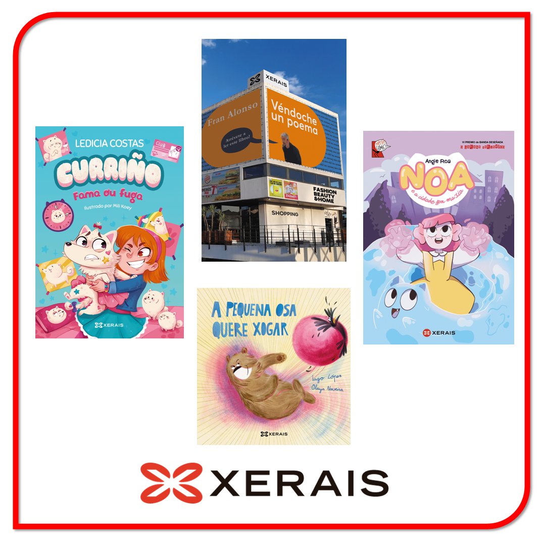 GÁLIX (@galix_) on Twitter photo A biblioteca <a href="/GALIX_/">GÁLIX</a> incorpora novidades #LIX de
<a href="/Xerais/">Xerais</a>. Álbum ilustrado, narrativa, cómic e poesía da man de <a href="/LediciaCostas/">Ledicia Costas</a>, <a href="/franalonso/">Fran Alonso</a>, Angie Roa ou Iago López e Olaya Naveira. Lecturas para todo o ano e tamén ideais para o verán!!! galix.org/2025/06/na-nos… A biblioteca <a href="/GALIX_/">GÁLIX</a> incorpora novidades #LIX de
<a href="/Xerais/">Xerais</a>. Álbum ilustrado, narrativa, cómic e poesía da man de <a href="/LediciaCostas/">Ledicia Costas</a>, <a href="/franalonso/">Fran Alonso</a>, Angie Roa ou Iago López e Olaya Naveira. Lecturas para todo o ano e tamén ideais para o verán!!! galix.org/2025/06/na-nos…