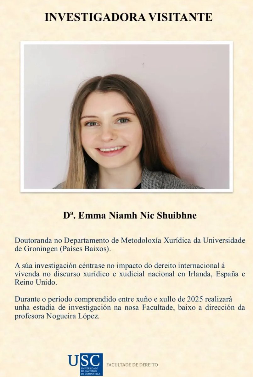 Happy to have Emma Shuibhne with us for a research stay.