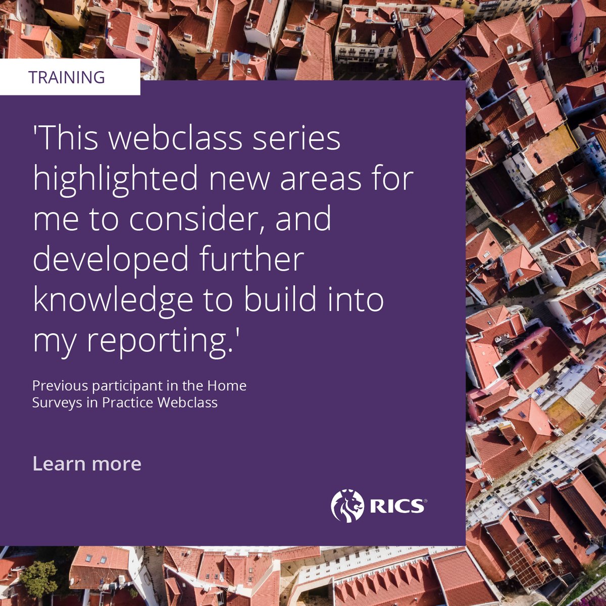 🏡📋 Are your home survey reports fully aligned with the latest guidance and industry best practices? 

Join this 3-part webclass series to refresh your knowledge, stay compliant and explore expert-led, real-life examples and case studies designed to enhance your practice.

🗓️