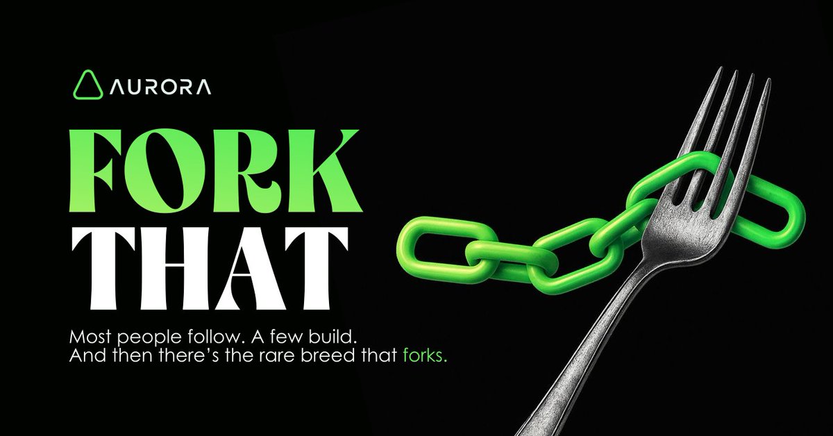 Most people follow.
A few build.
And then there’s the rare breed that forks.

FORK THAT isn’t just a motto - it’s a blueprint for the next generation of blockchain founders.

The rules of yesterday don’t work for today’s builders. They need infra that moves as fast as their