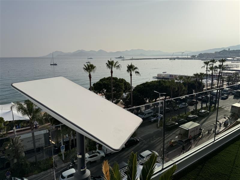 CANNES LIONS FESTIVAL 2025 
 
We were in Cannes again this year providing connectivity &amp; consultancy for three separate activations.
 
Please enjoy this photo of a Starlink in a 5th floor penthouse apartment on the Côte d'Azur....
 
It's a tough job but someone has to do it 😀