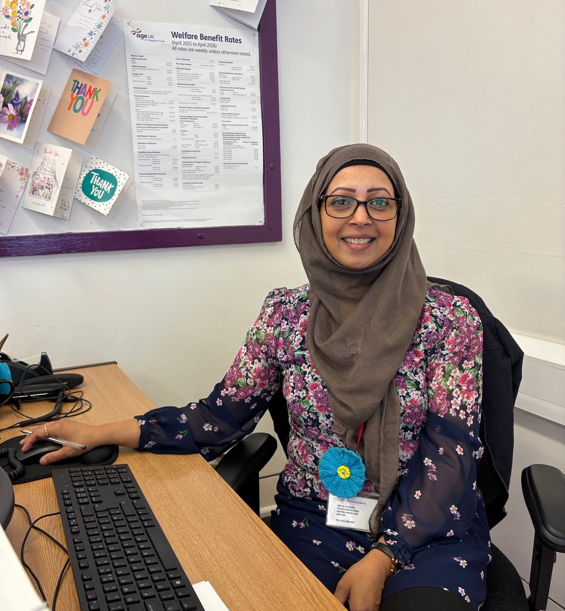 This week we celebrate the one year anniversary of our Information and Advice Advisor Mozida joining the Charity.
Mozida works so hard guiding clients through complex benefits systems and makes a real difference in people's lives.
We are very lucky to have you Mozida!