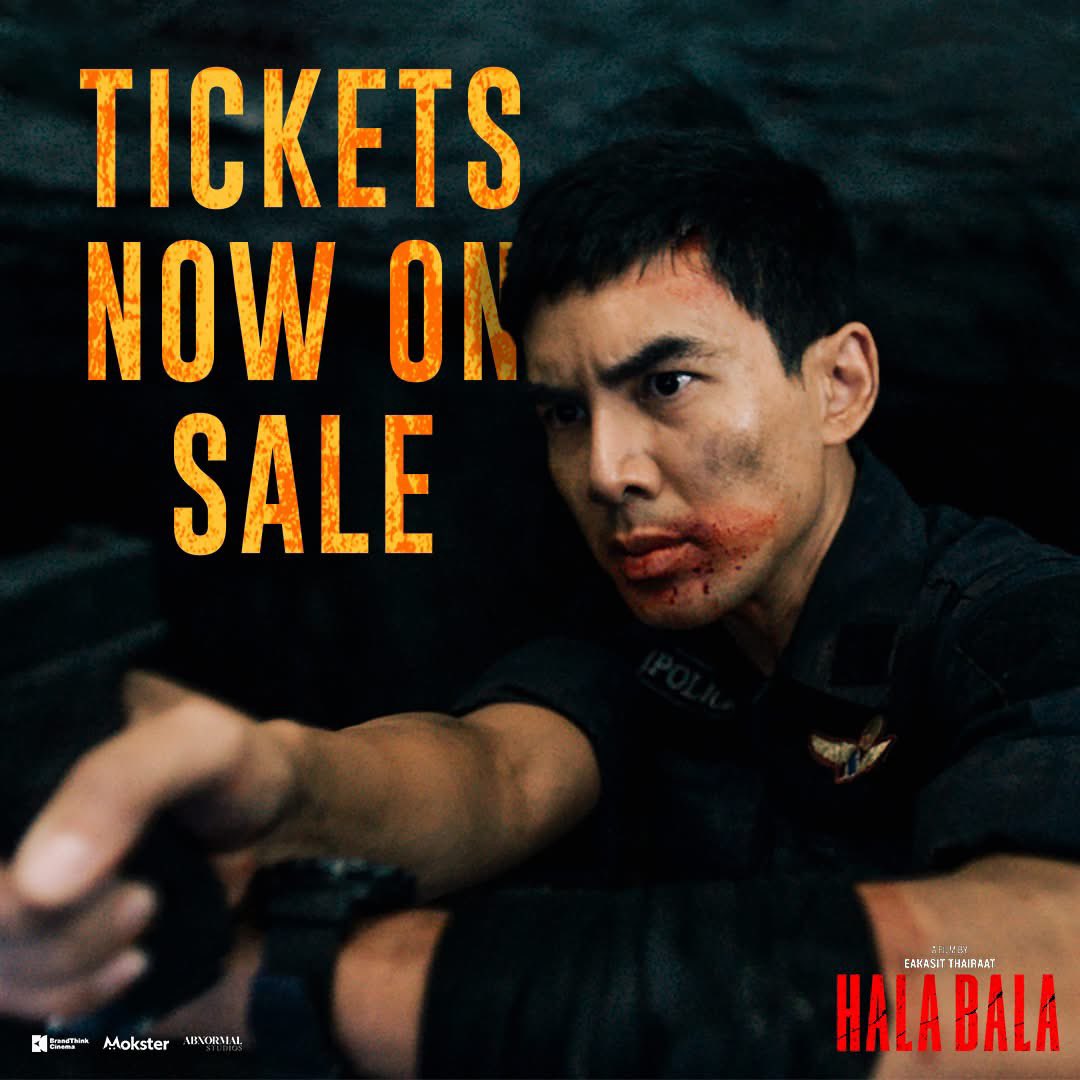 GSCinemas's tweet photo. The chaos has begun in #HalaBala, now showing at GSC! 😱
From the mind of Eakasit Thairaat, this survival horror follows a police unit on a mission deep in the Hala-Bala jungle — only to discover they’re not alone. Can they escape… or will the forest consume them?
🎟 Get your tickets now and witness the madness unfold on the big screen!✨
#HALABALA #ฮาลาบาลา #ป่าจิตหลุด #BrandThinkCinema #ThaiCinema #NowShowing