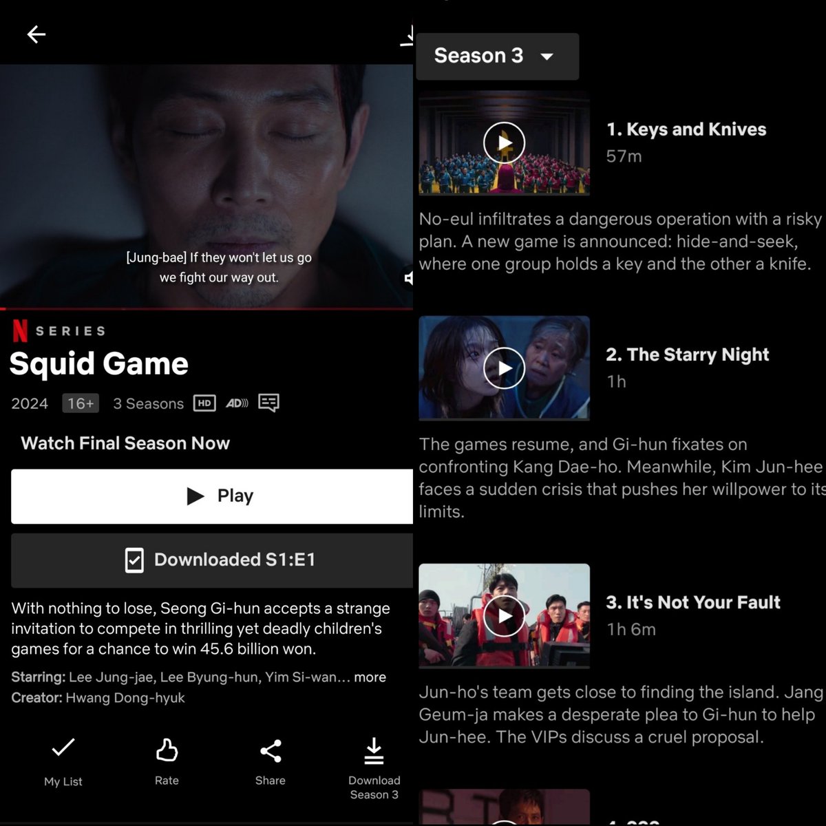 theoppaislife's tweet image. Squid Game 3 is now available on Netflix.🐙✨️
#SquidGame3 #NetflixPH