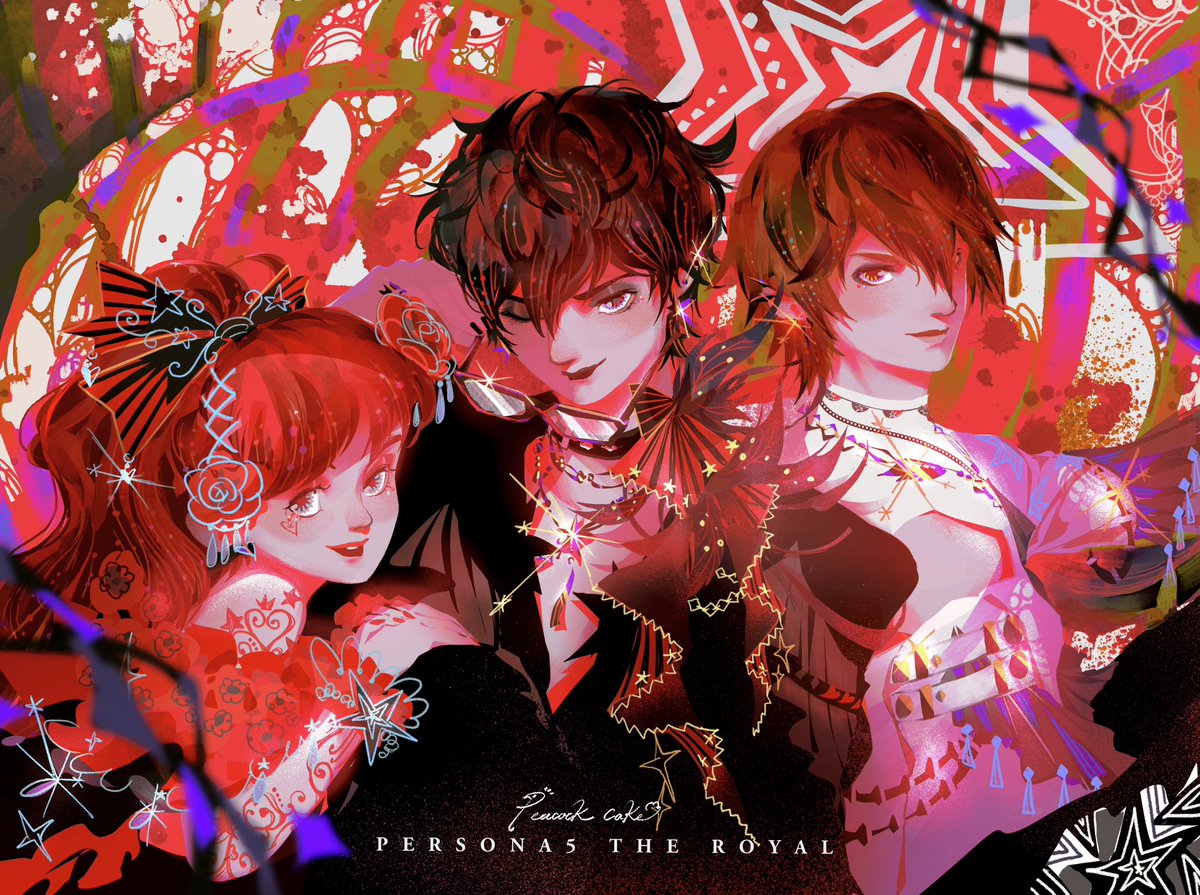peacknoir's tweet image. #p5r #Persona5Royal #p5ramamiya
#p5rakechi  #p5rsumire #ペルソナ5ザ・ロイヤル #p5rfanart