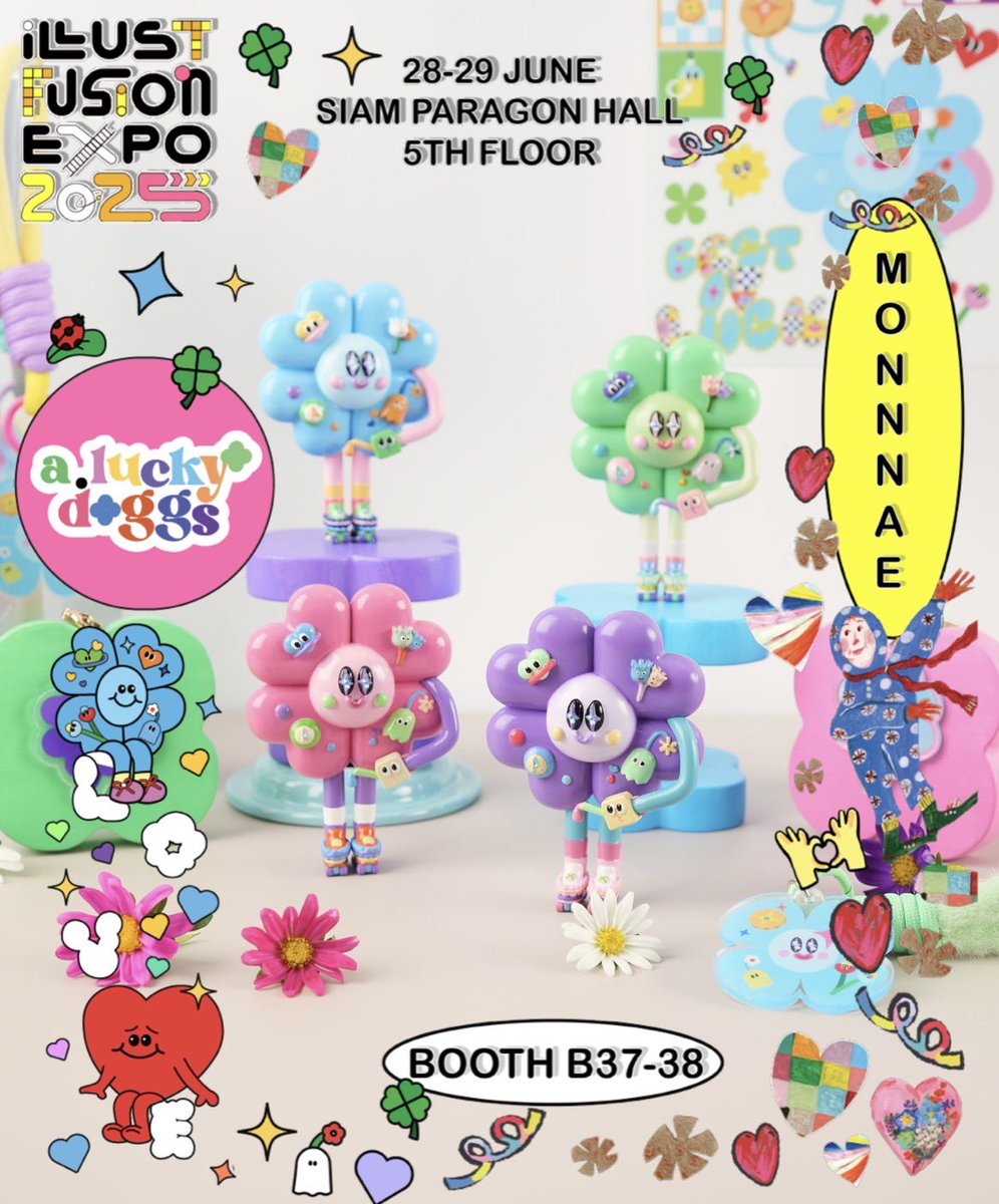 เตรียมออกบูท #IFEXPO25  มีจับฉลาก ลุ้นทอยกันไปเล้ย Booth  B37-38 น้า a.luckkydoggs x Monnnae เจอกันทุกคน #IFEXPO2025