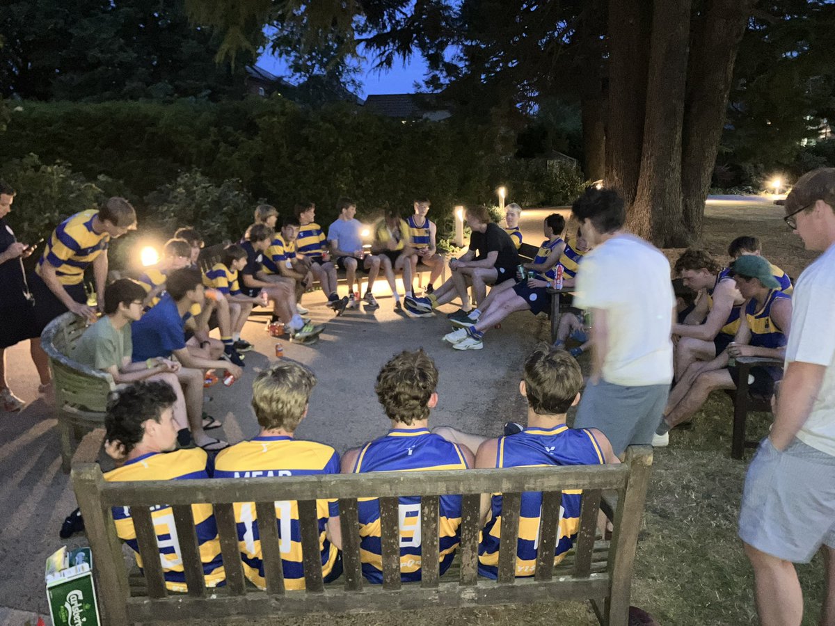 On the eve of Speech Day, and the final night in the house for U6th, many boys decided to spend the whole evening playing touch rugby.