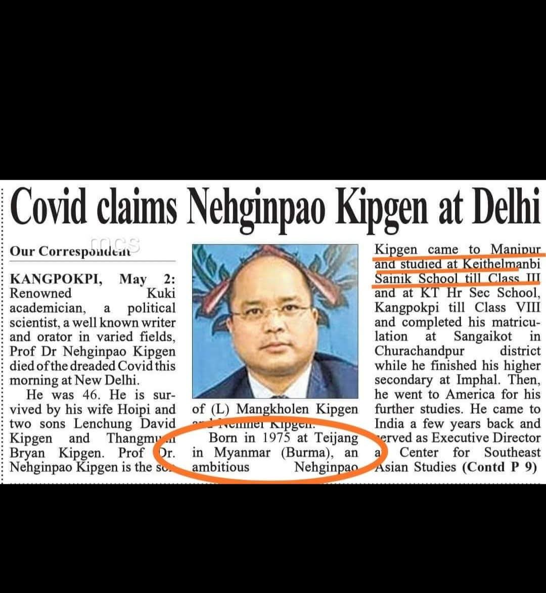 Many #ChinKukiimmigrants from #Myanmar have joined Indian govt services using fake IDs. Our national security is at risk — how do we know who's from #India, #Myanmar or even #China? One was born in 1975 in Myanmar, now working in Delhi. Need immediate review of all central govt