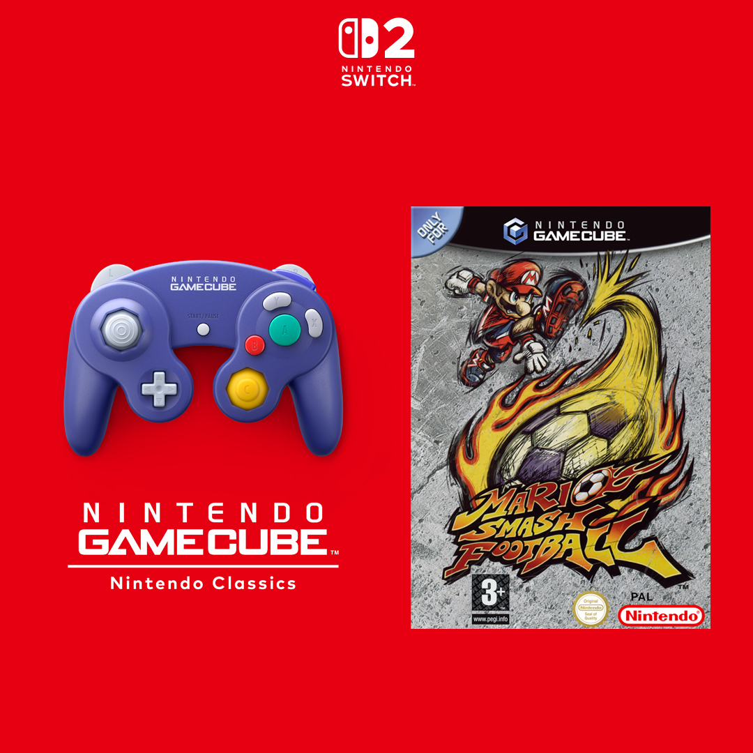 Macht euch bereit für den Anpfiff, wenn Mario Smash Football am 3. Juli zu #NintendoGameCube – Nintendo Classics hinzugefügt wird! #NintendoSwitch2