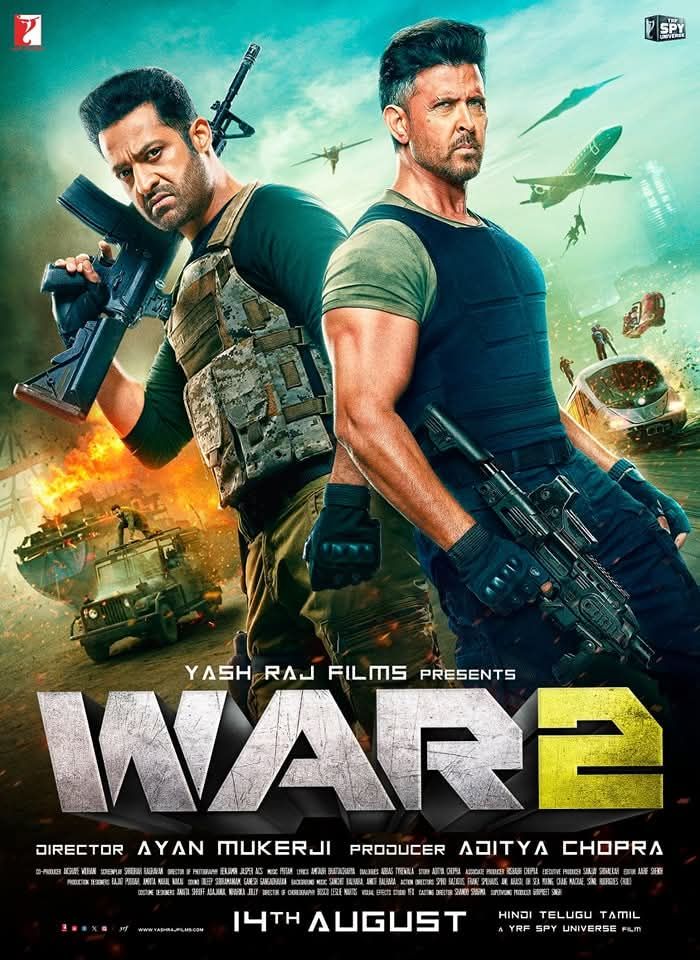 #War2 goes BIG, literally! 
All 33 IMAX screens in India + global hubs secured for an exclusive run. This one’s built for the BIG screen!

#HrithikRoshan #NTRJr #YRFSpyUniverse #IMAXOnly #Bollywood #sidk #siddarthkannan
