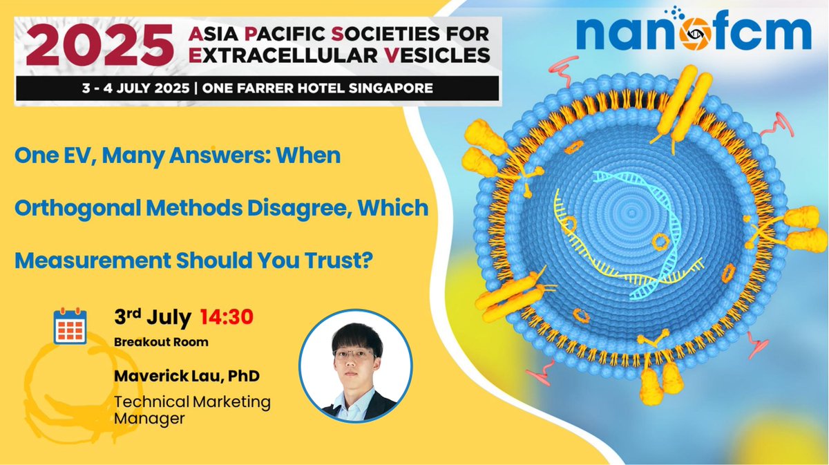 NanoFCM (@nano_fcm) on Twitter photo Thrilled for #APSEV2025 by #SOCRATES! Collab w/ EV societies across APAC. Join our session to decode EV analytics & master precision measurement strategies. #ExtracellularVesicles #EVs #EVAnalytics #FlowCytometry #NanoFCM Thrilled for #APSEV2025 by #SOCRATES! Collab w/ EV societies across APAC. Join our session to decode EV analytics & master precision measurement strategies. #ExtracellularVesicles #EVs #EVAnalytics #FlowCytometry #NanoFCM