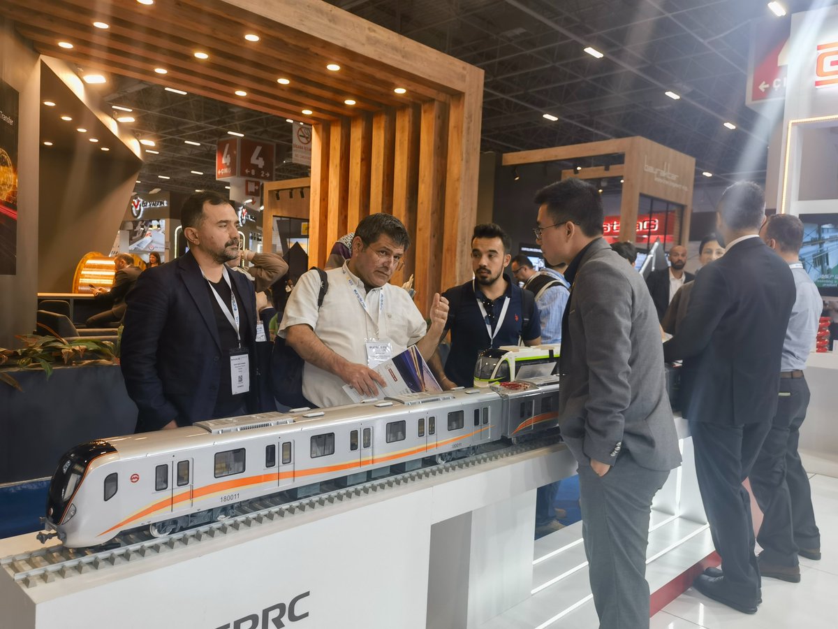 🚅🚅From June 18 to 20 local time, the 11th Eurasia Rail International Railway Exhibition was held at the Istanbul International Convention and Exhibition Center. CRRC ZELC in collaboration with sister companies, showcased CRRC's advanced products and technological capabilities