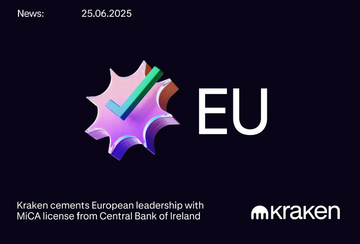 📃 <a href="/krakenfx/">Kraken</a> secures a MiCA license, allowing it to operate across the EU and EEA. 🌟  

Will this strengthen Kraken’s position in Europe’s growing crypto market? 🤔

🔗 Full article: web3wire.net/kraken-secures…

#Crypto #Web3 #MiCA #Kraken
