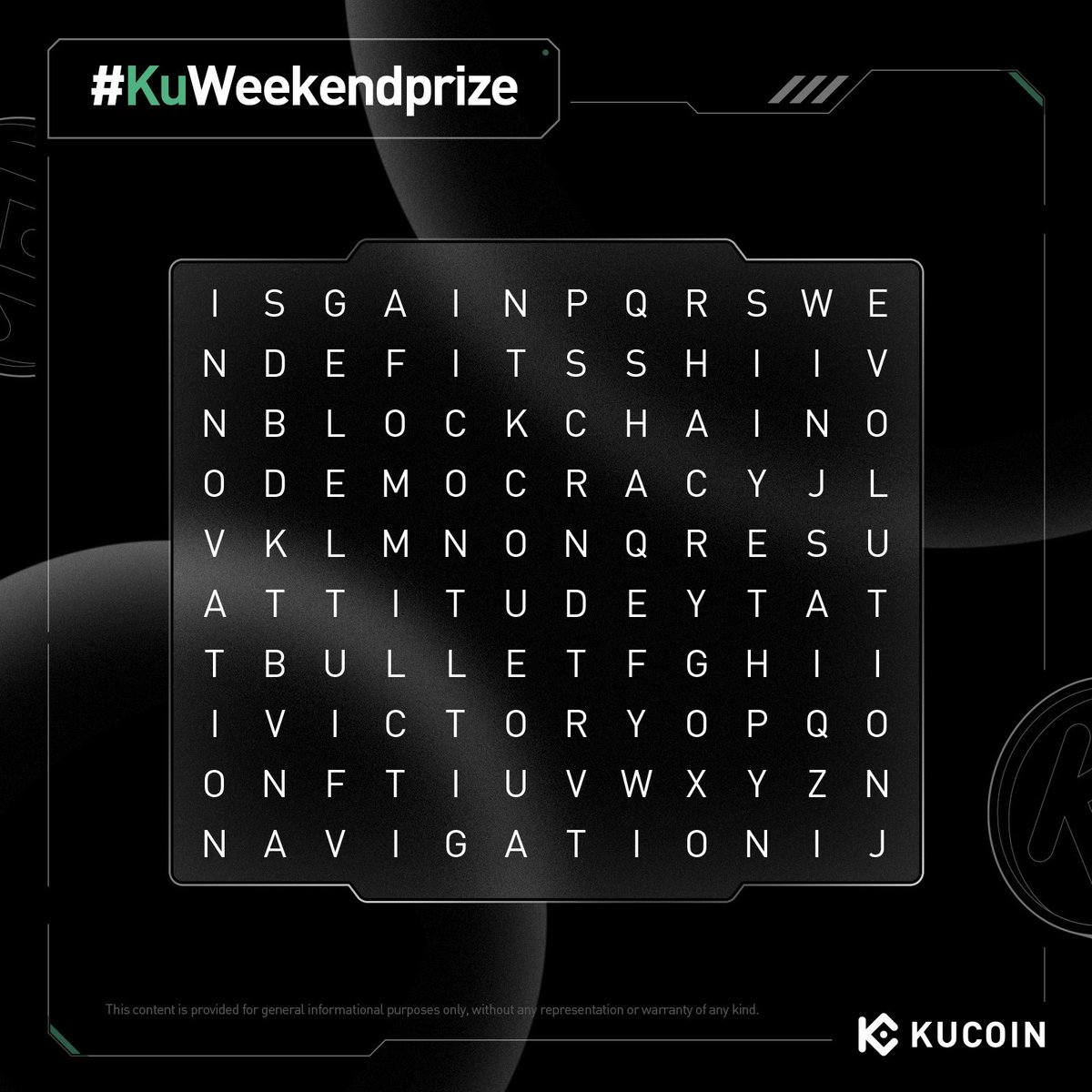 🌟 The path to a brighter future lies in ________.
Pick a word from the grid &amp; fill in the blank!

🎉 10 winners will get 1 KCS each!
1️⃣ Follow <a href="/kucoincom/">KuCoin</a> &amp; <a href="/BC_KuCoin/">BC Wong</a>
2️⃣❤️ Like, 🔁 Repost, tag 3 friends
3️⃣💬 Comment your answer
4⃣ Fill out Gleam form: gleam.io/m4vVr/unlock-t…

⏳