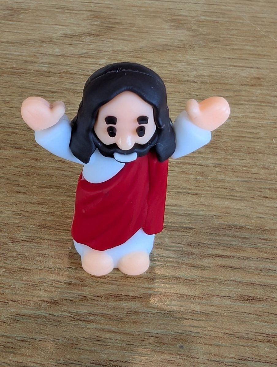 Day 2 of the #areiac #alure conference and loved getting a tiny Jesus at breakfast. Looking forward to more fabulous speakers today. <a href="/areiac/">AREIAC</a> #gobodly25