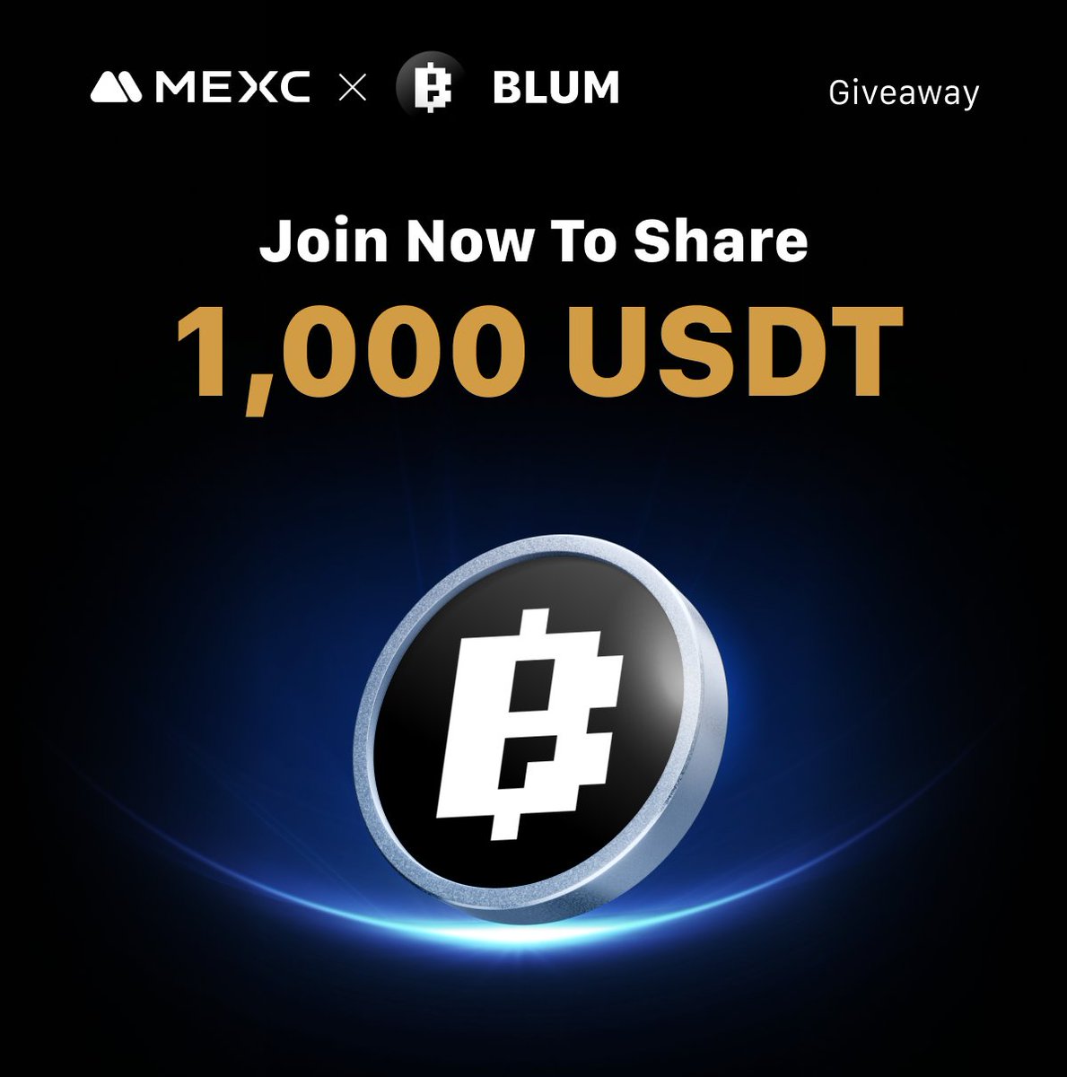 MEXC x Blum Giveaway Event

🌠 Share your 3 wishes for $BLUM and WIN rewards!

👉 How to Join:
1️⃣ Follow <a href="/MEXC_Listings/">MEXC_Listings</a>, <a href="/MEXC_Official/">MEXC</a> and <a href="/blumcrypto/">Blum</a>
2️⃣ Comment your 3 wishes for $BLUM
3️⃣ Leave your MEXC UID and hashtag MEXC in the comment

💰 Reward: 50 Lucky Winners will