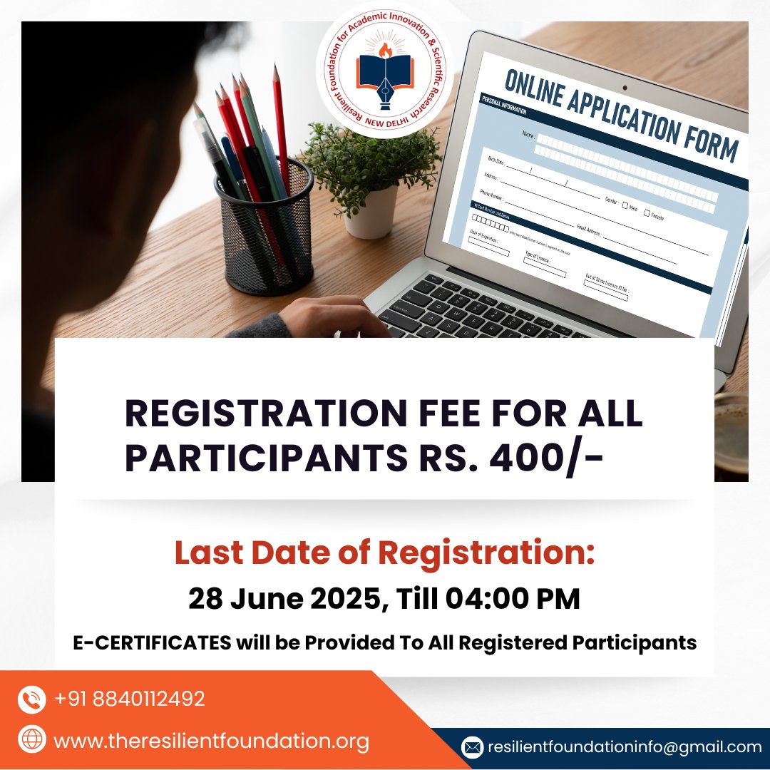 resilient_fdn's tweet image. 📢 Confused about making a good research questionnaire?

Join our Online Course on Questionnaire Design &amp;amp; Validation – no prior experience needed!

#ResearchTraining #OnlineWorkshop #QuestionnaireDesign #ValidationWorkshop #OnlineCourse2025 #ResilientFoundation