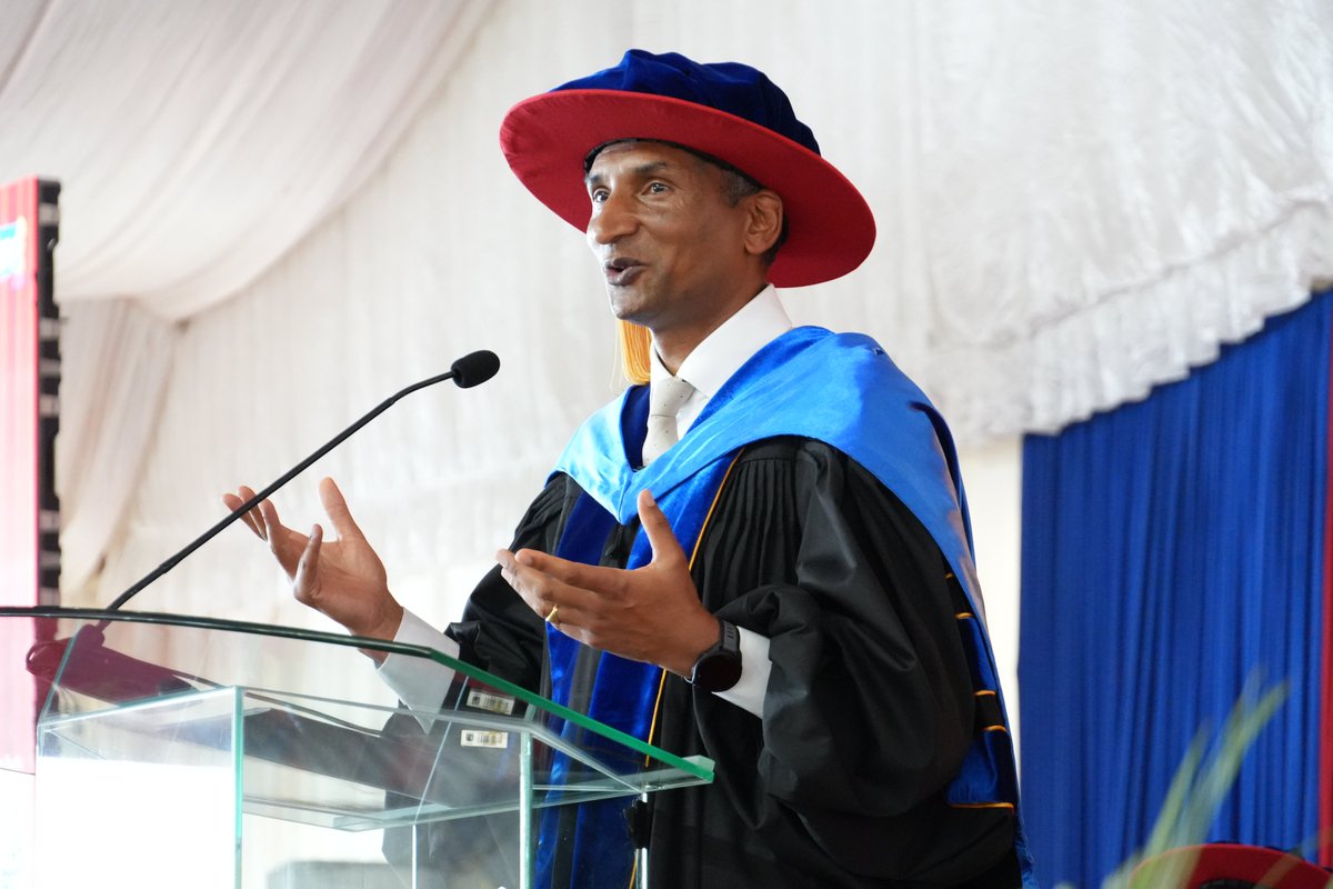Let’s take a moment to pause, drink it all in, and be grateful. Your day is here. Let that sink in. ~ Dr. <a href="/VinceOgutu/">Vincent Ogutu</a> Vice Chancellor <a href="/StrathU/">Strathmore University</a> 

#SUClassOf2025 #DegreeKwaMfuko #SUreFuture