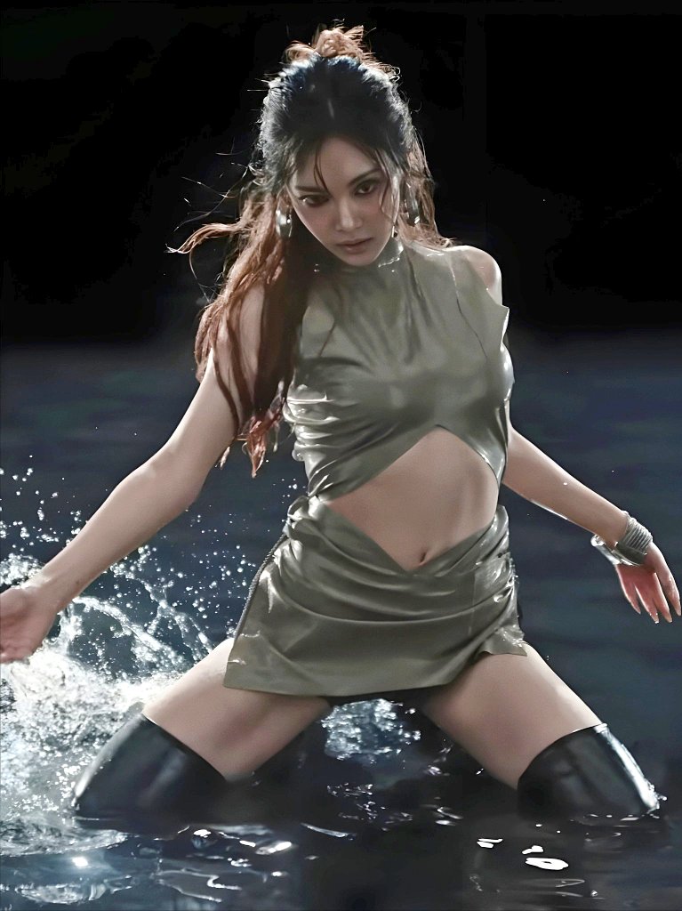 jenoningz's tweet photo. they got ningning breaking her back, swimming in mud, doing pushups and playing with water all in one mv jesus https://t.co/mGKMN2CB1F