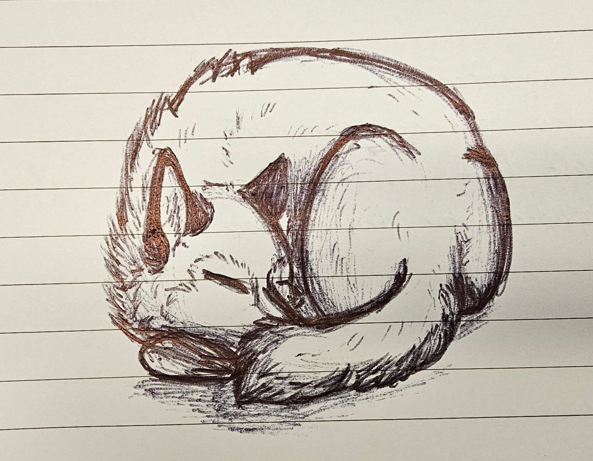 Nitalla's tweet image. A sleepy Nitalla because I'm always sleepy.

Trying to sketch in my downtime to get back into art and find joy in it again.

#wolfart #art #animalart #furryart #wolfartist