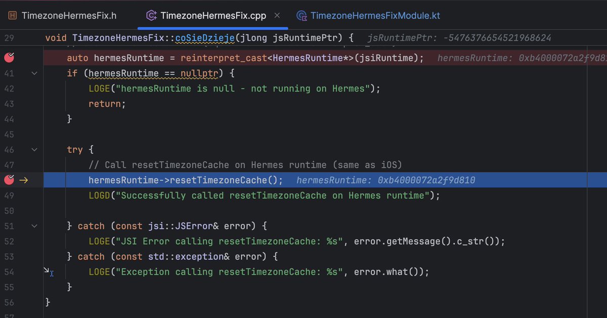 trozee_dev's tweet image. I spent 4h hours setting up JNI for the Hermes instance in React Native.
It was soooo exhausting 😵, but I learnt a lot 📚
Thank you @vercel for grep.app and @claudeai101 and many other repos especially @_jbroma and @kudochien . It was a great night with y'all