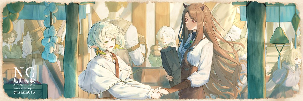isana615's tweet image. 『お仕事&ご依頼募集』
2025年7月以降着手のご依頼を募集しています。
1枚イラスト、立ち絵、サムネイルイラスト、MVイラストなどご依頼を募集しています。
綺麗、カッコ可愛いイラストを描きます。
個人様、企業様関わらず募集しております。ご相談などアドレスまでご連絡ください。…