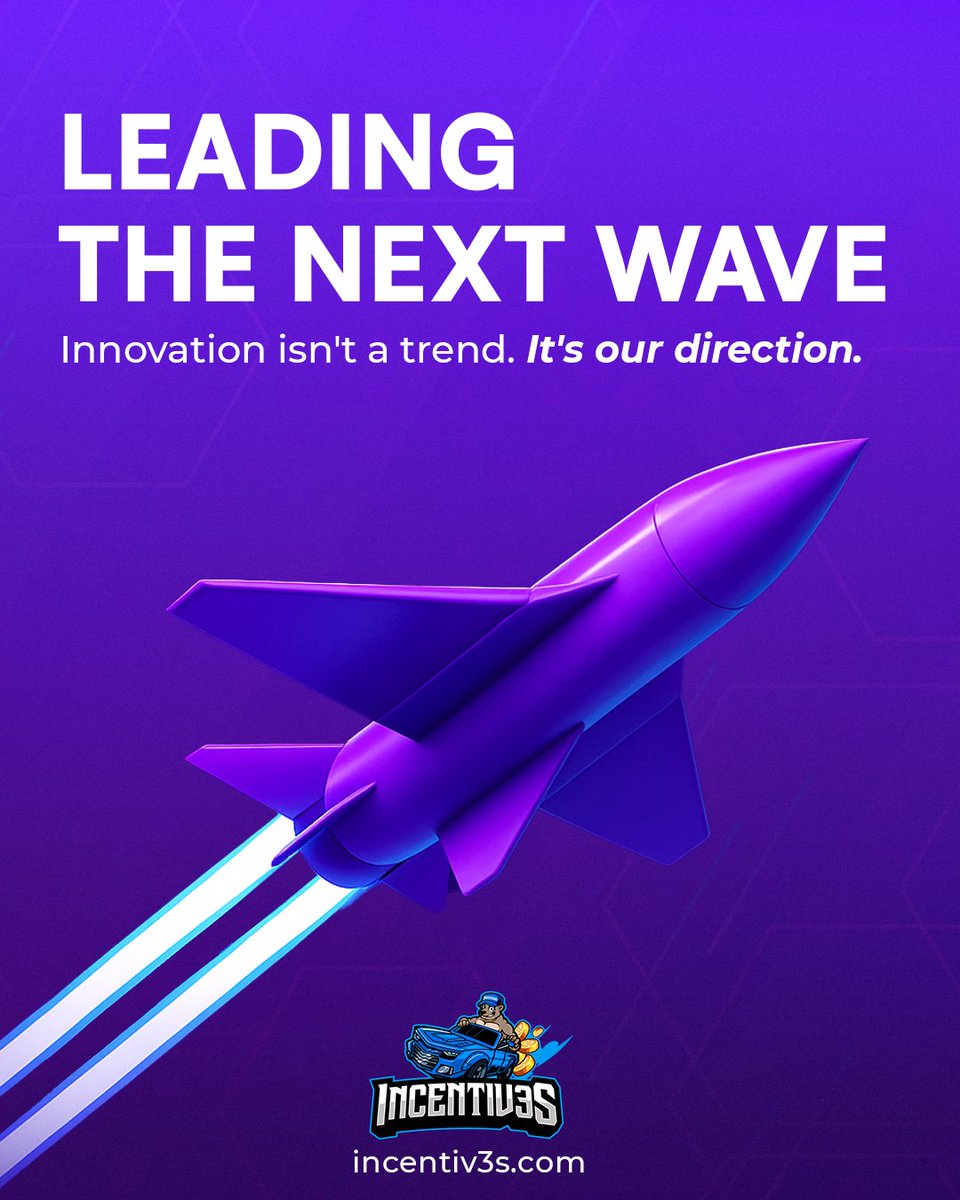 Incentiv3s's tweet photo. 🚀 We don’t follow trends — we set the direction.
Innovation drives every move.
Ready for lift-off?
🔗 https://t.co/HugbfHA4q2
#incentiv3s #web3 #playtowin #smartmoves #nextgenplatform #gamingevolution https://t.co/BODuv66vP4