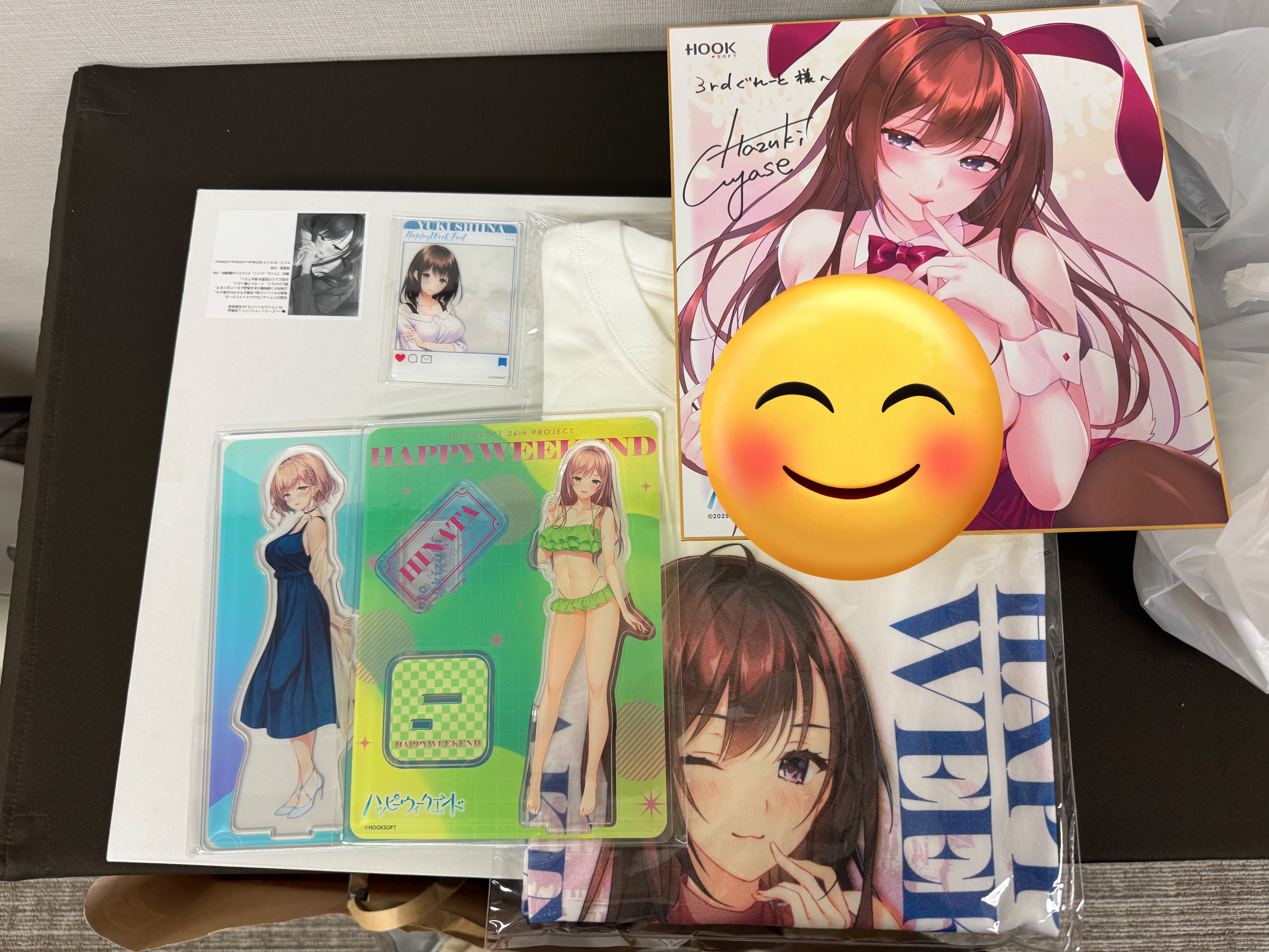 ハッピーウィークエンド　和泉秋奈　B6アクリルオーナメント綾瀬はづき　直筆サイン ハッピーウィークエンド 和泉秋奈 B6アクリルオーナメント綾瀬